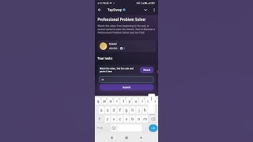 Professional Problem Solver TapSwap Video Code