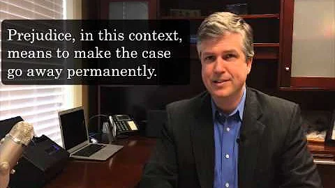 "What is a motion to dismiss with prejudice in my collection case?"