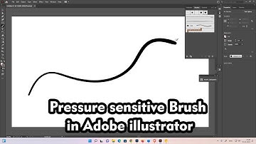 How Create Pressure Sensitive Brush in Adobe Illustrator