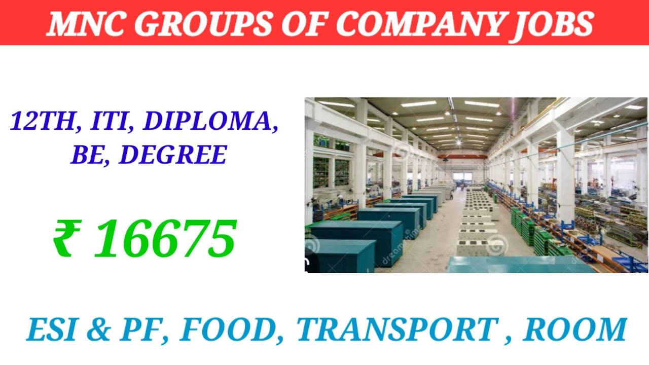 Jobs in Manufacturing companytoday job opening in chennaijobs in