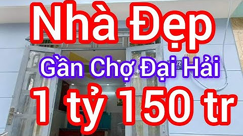 BÁN NHÀ ĐẸP 1,15 TỶ. ĐÚC 1 LẦU GẦN CHỢ ĐẠI HẢI PHAN VĂN HỚN