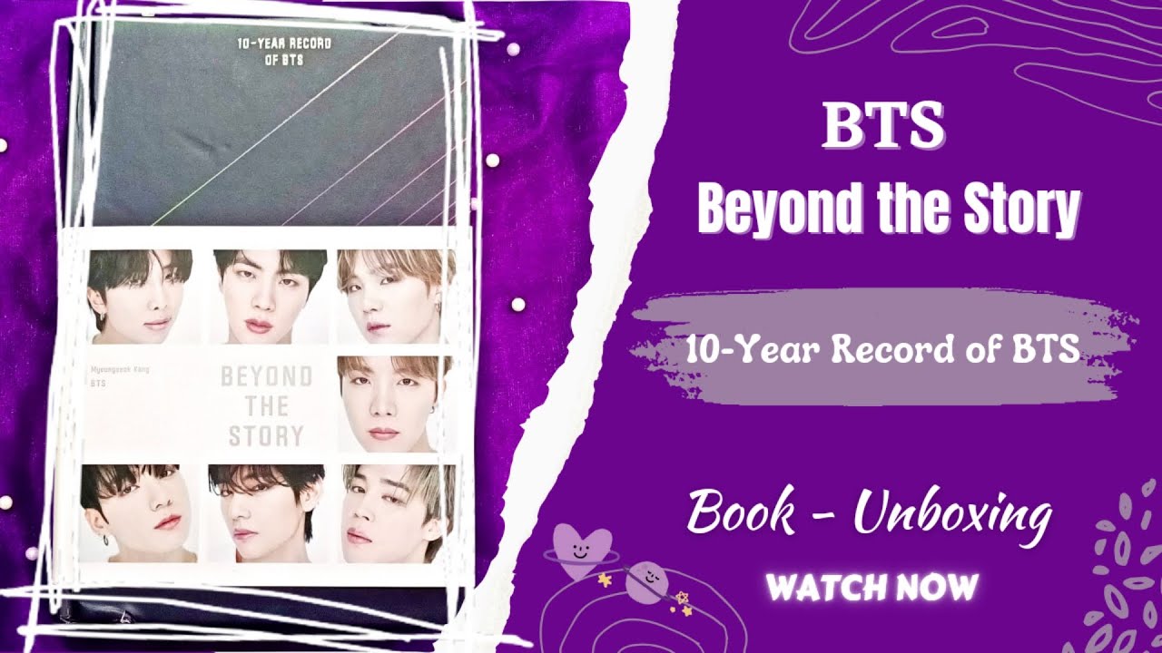 BTS BEYOND THE STORY book - 10 YEAR RECORD OF BTS - Unboxing BTS Book - Book LINK in Description