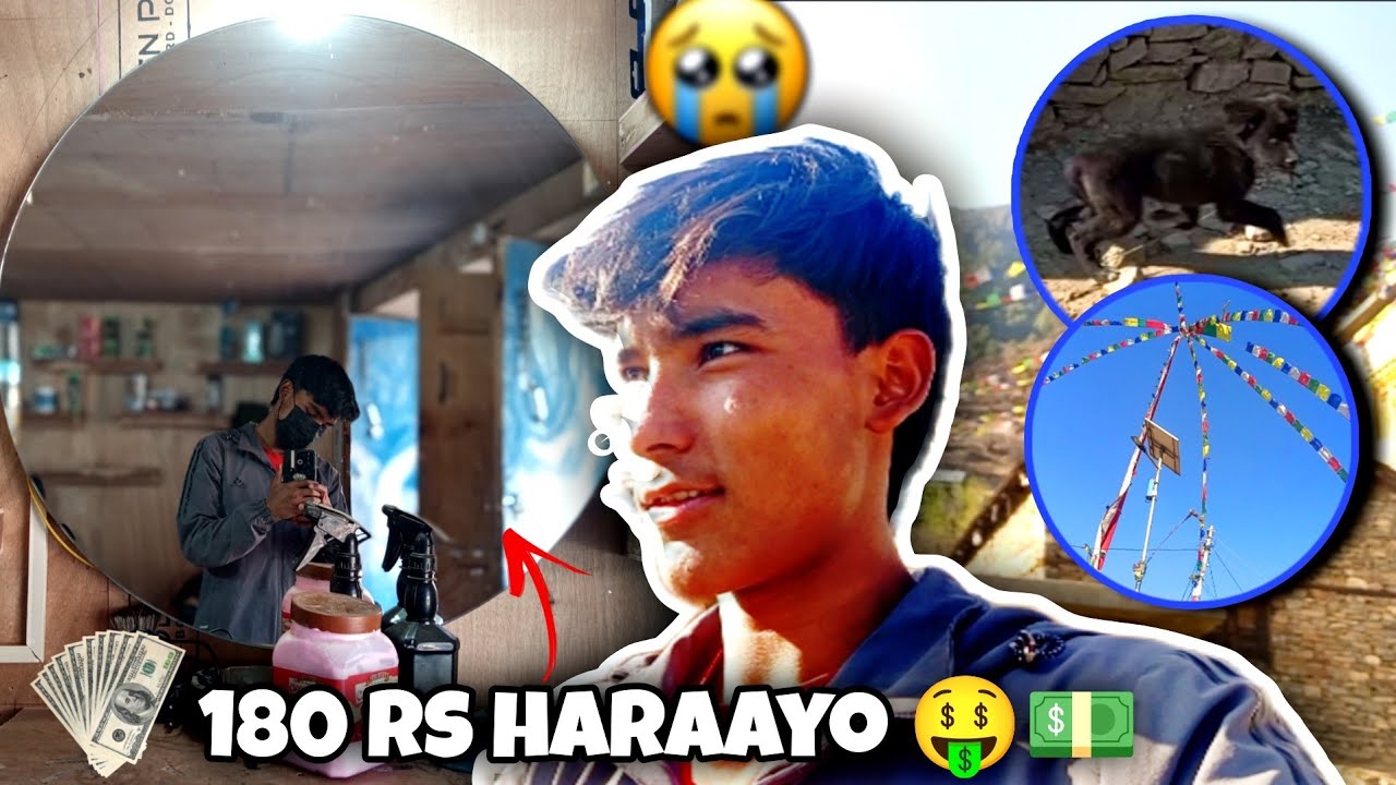 Kapaal kaaTn jaadaa paisaa harayo💸