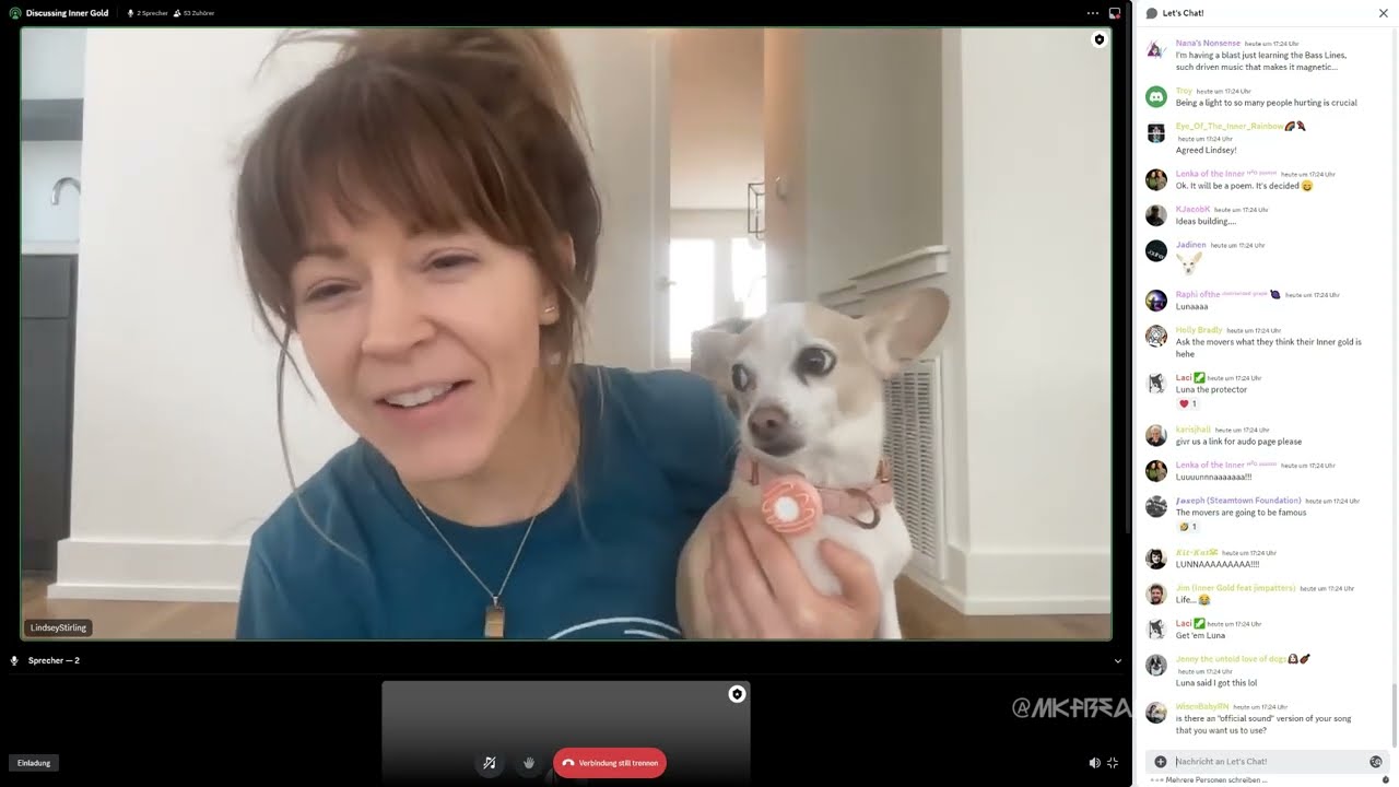 Lindsey Stirling Discussing Inner Gold 04-16-2024