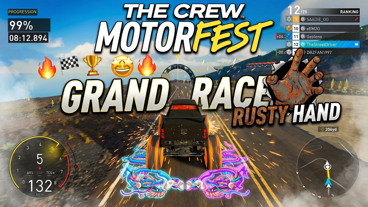 The Crew Motorfest LIVE: Grand Race Chaos! 🏎️ Non-Stop fun & Car Testing