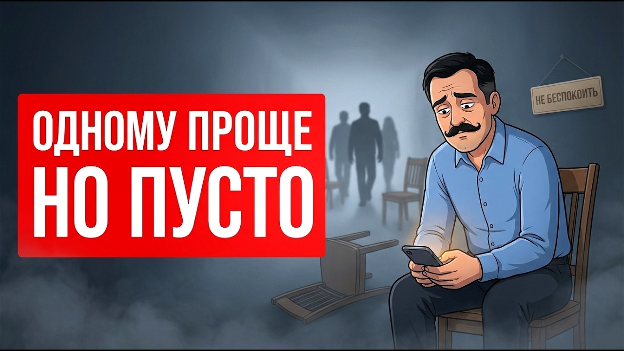 Почему тебе легче одному — но потом накрывает пустота
