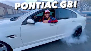 HE TOSSED ME KEYS TO HIS G8 | DRIFTING THE HELLCAT!!