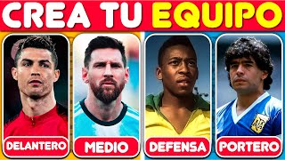 ¿CUÁL jugador PREFIERES? ⚽ CREA tu EQUIPO | ELIGE un FUTBOLISTA y ARMA tu EQUIPO | QUIZ de FÚTBOL