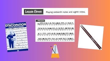 Syncopation by Reed (Lesson 11, Page 28, 40-Bar Exercise) - Practice with Me! #drumset #drummer