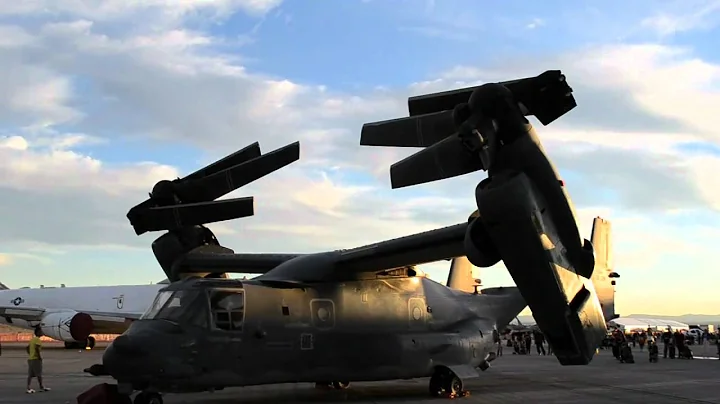 V22 Osprey folding up - DayDayNews