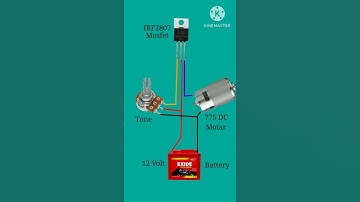 IRF2807 Mosfet Dc motor Controller | Motor Control Circuit |Fan controller | #motel #short #ytshorts