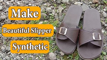 How to make beautiful slippers sandals with a simple process and tools