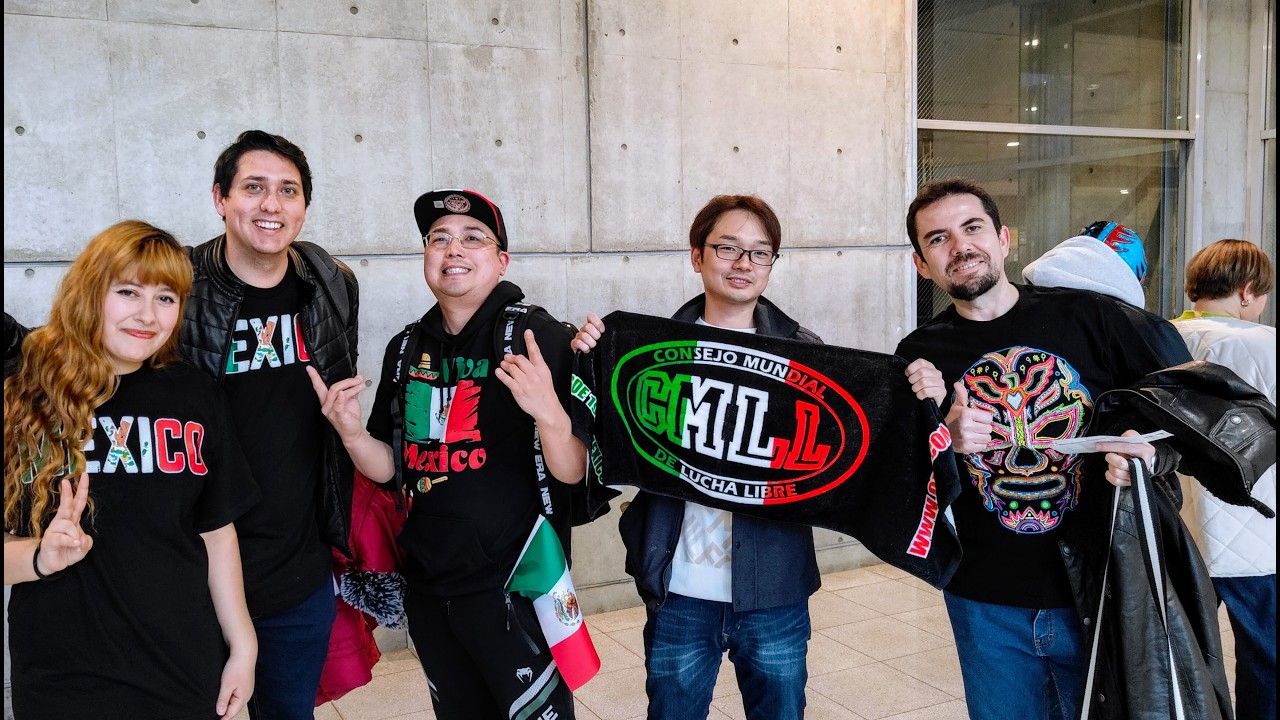 Mexicanos van a la lucha libre en JAPÓN 🇯🇵 | los japoneses aman México