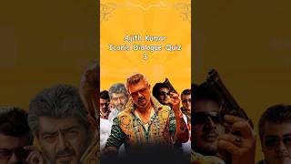 Thala Ajith Iconic Dialogue Quiz 3: Guess The Movie! #ajithkumar #ajith #mrquiztechz