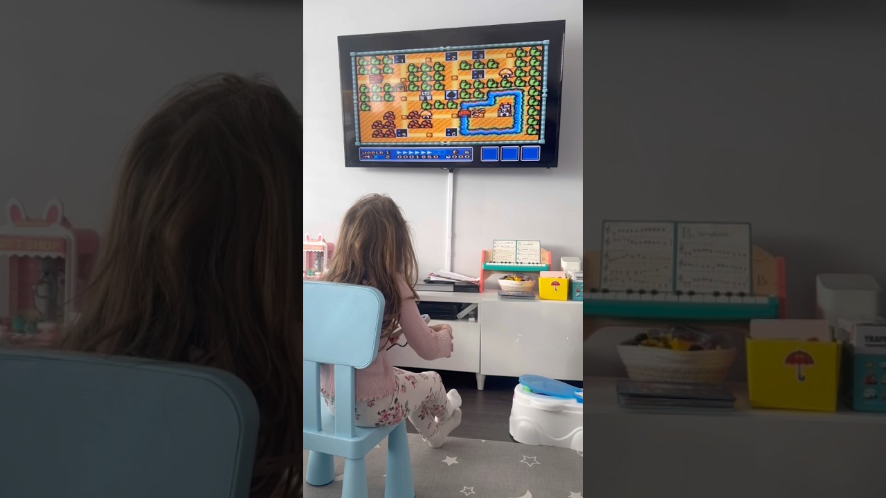 7 Year Old W/ Right-Sided #hemiplegia plays #supermario3 #supermarioallstars #snes #cerebralpalsy