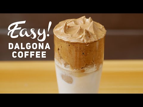 EASY Dalgona Coffee Recipe Without Mixer!