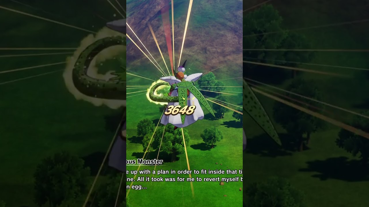 Cell Sucks Piccolo In Dragon Ball Z