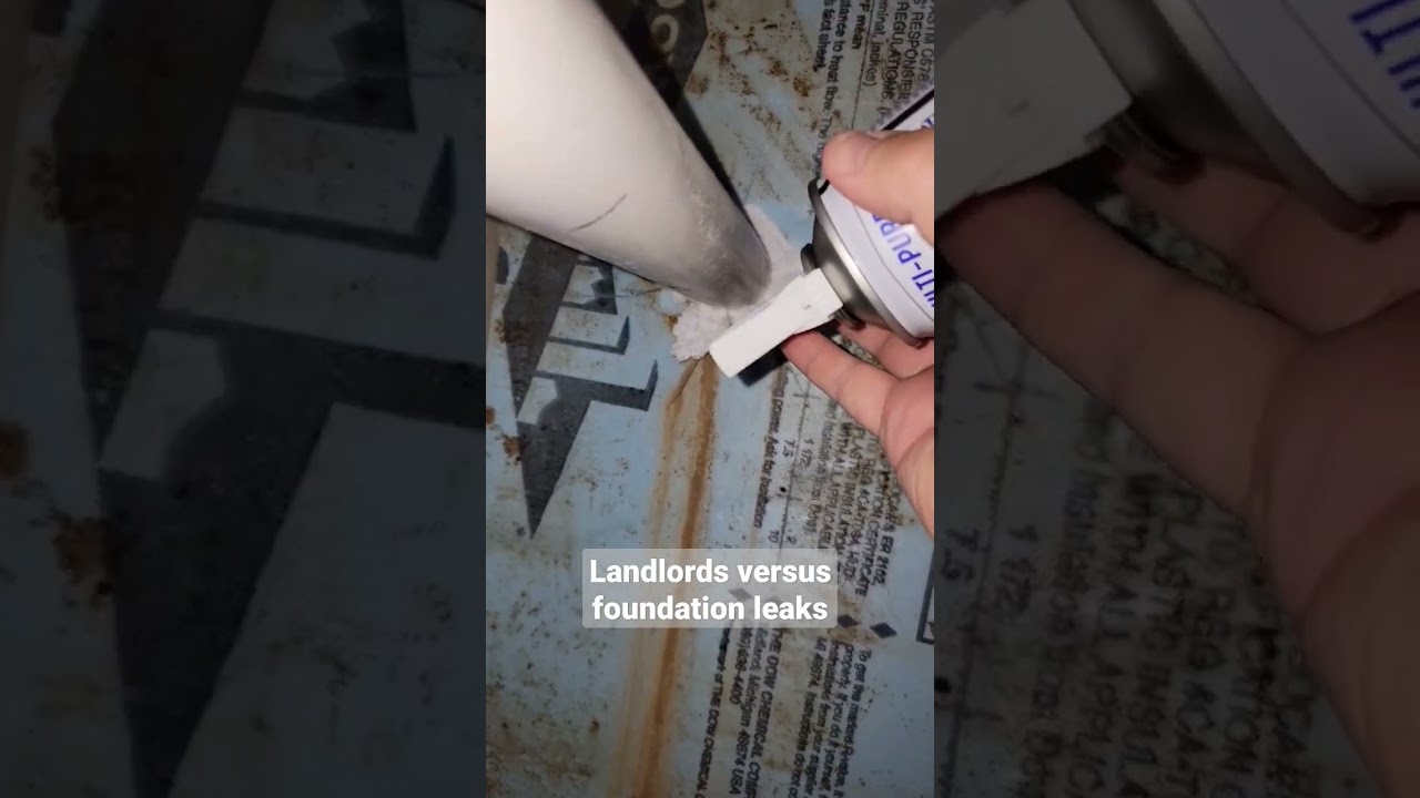 Landlord Special: Basement Foundation Leak Repair - Easy!