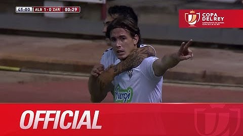 Golazo de Chumbi (1-0) en el Albacete Balompié - Real Zaragoza - HD 2nd Eliminatory Copa del Rey