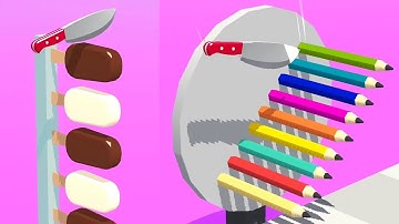 Slice It All Gameplay! Satisfying and Relaxing ASMR Slicing Video