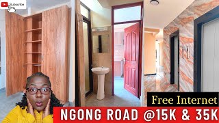 OMG CHEAPEST STUDIO UNITS ALONG NGONG ROAD @15K + FREE WIFI || ONE BEDS @35K WITH A LIFT ❤???