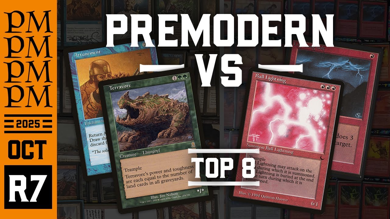 Oath Replenish против Sligh - ТОП-8 - ОКТЯБРЬ 2025 Premodern Monthly