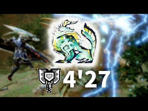 MHR:SB PC】迅練丹 ジンオウガ チャージアックス ソロ 4'27