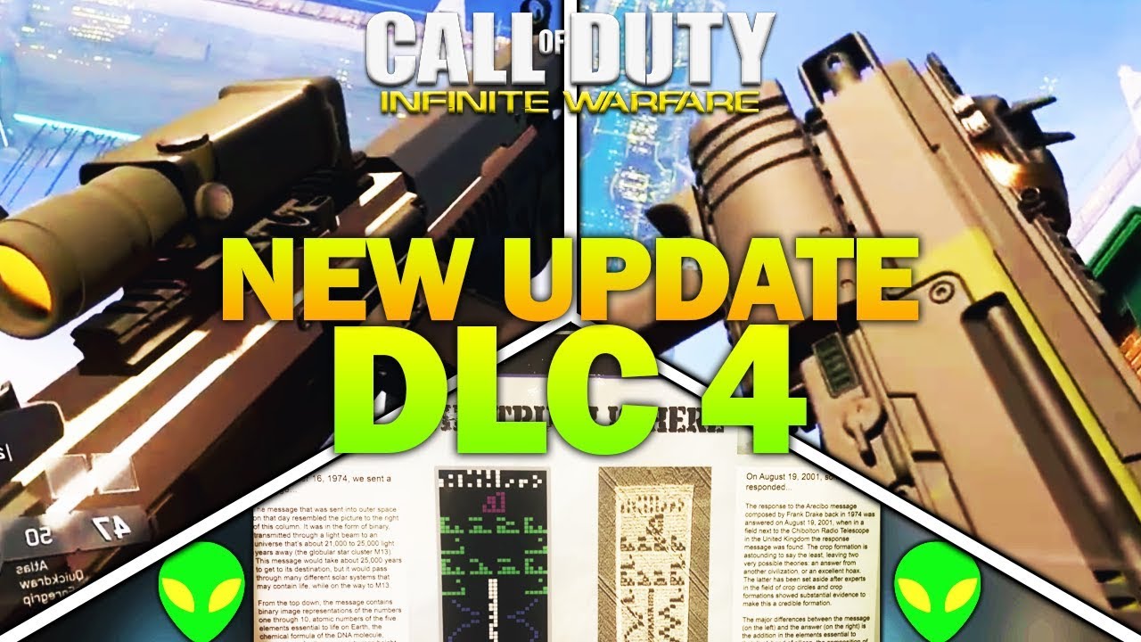 NEW UPDATE, NEW WEAPONS, DLC 4 ZOMBIES - Infinite Warfare DLC 4 Update Date, Teasers & Leaks