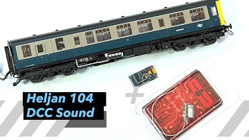 How To Fit DCC Sound And A Stay Alive Into A New Heljan Class 104 DMU