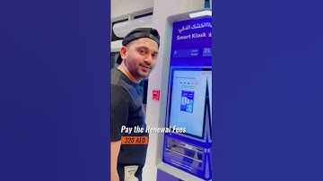 How to renew Driving license in Dubai in 5 minutes #shorts #youtubeshorts