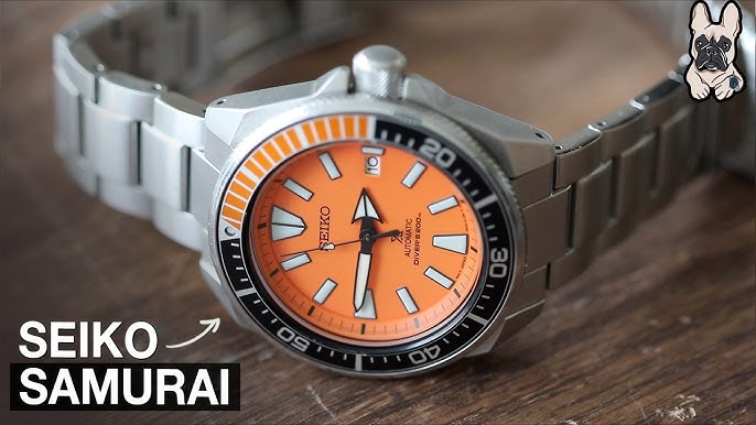 Seiko SRPC07 Review. Orange Samurai or Salmon Samurai - take your pick! -  YouTube