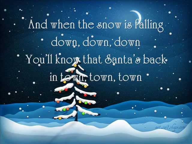 Backstreet Boys - It's Christmas time again (Lyrics on screen)