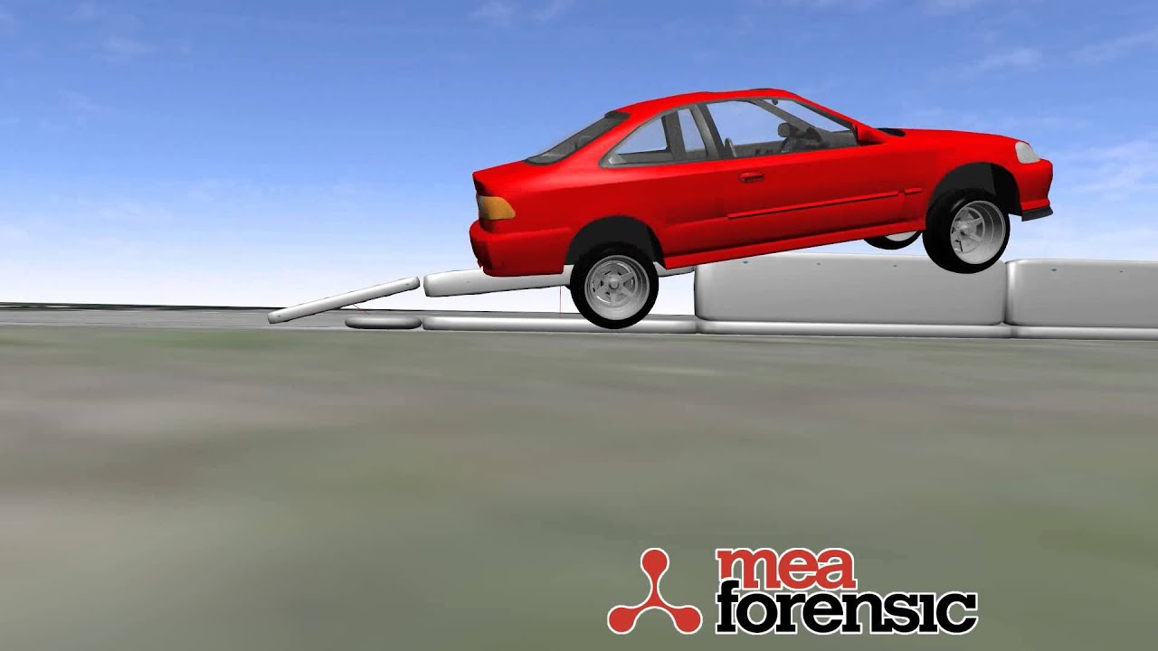 Barrier Ramp Impact Colllision Reconstruction - MEA Forensic
