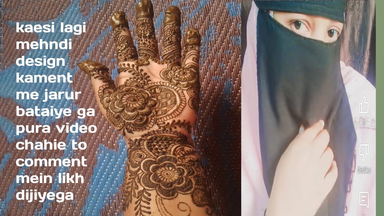 Kaisi lagi aap logon Ko mehandi design comment karke jarur bataiyega