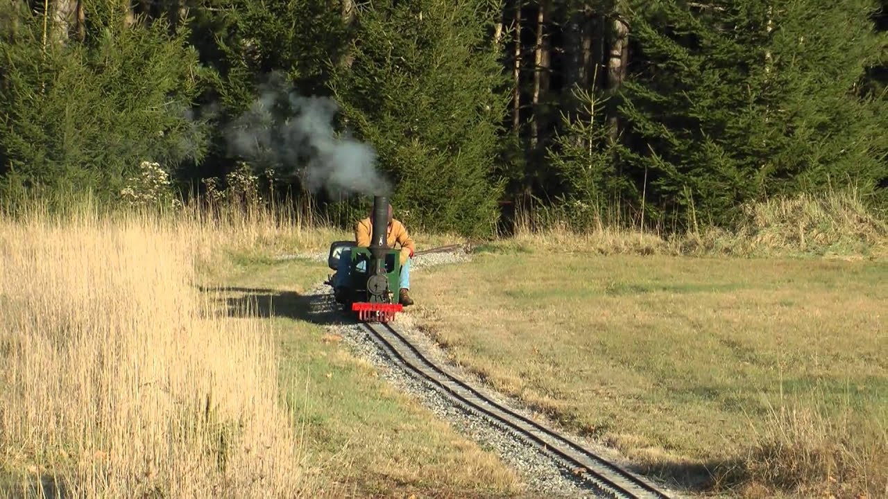 Tionesta Valley Railway breaking out of the woods HD YouTube