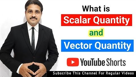 What is Scalar Quantity and Vector Quantity ? #shorts #tiklesacademy #tiklesacademyofmaths