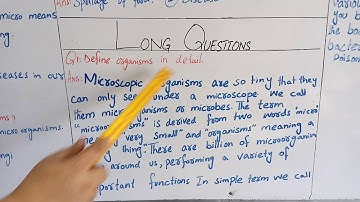 Grade 5 Science(Our Body Microbes)(Part II Q/A )(Afaq Sun Series)(Knowledge City Islamic School)