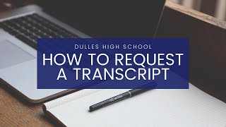 How to Request a Transcript | College & Scholarship