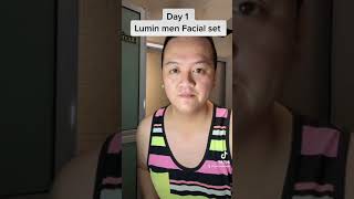 LUMIN men skin care day 1