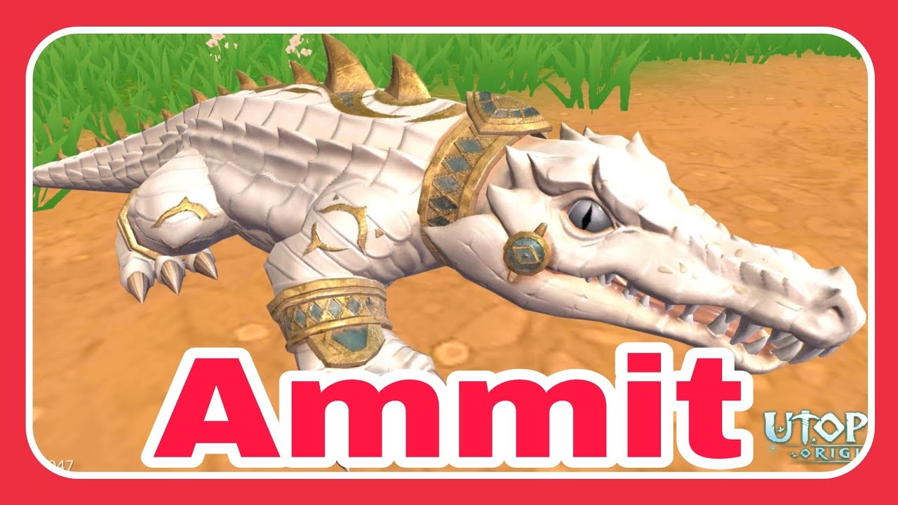 Utopia Origin Ammit Location How to tame Recipe 🐊🐊🐊 YouTube