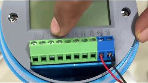 ULT (Ultrasonic Level Transmitter) wiring & settings 