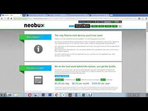 How to Make Quick Money from NeoBux- REAL FAST $91/Month