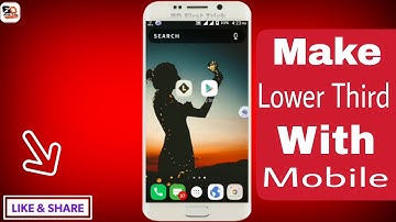 How to Make Animation Lower Third with Mobile in Kinemaster./ Bangla