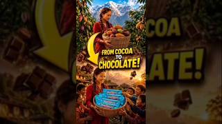 Making feastables chocolate from cocoa beans 🤯 #farming #mrbeast #shorts