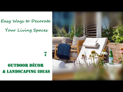Easy Ways to Decorate Your Living Spaces | OUTDOOR DECOR & LANDSCAPING IDEAS #7