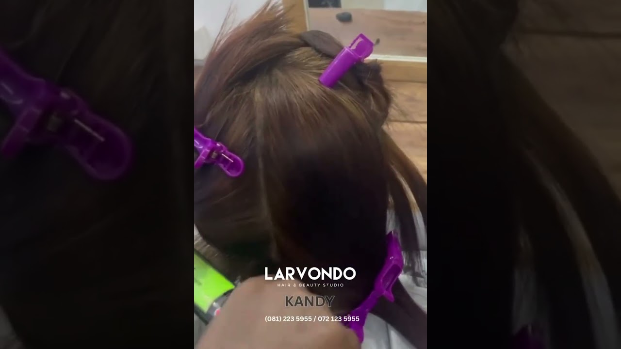 Tame the Frizz. Boost the Shine. Keratin Magic at Salon Larvondo!