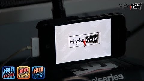 iHUD iPhone app for iRacing, rFactor and LFS - Creating a Dashboard
