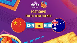 China v Australia - Press Conference | FIBA Women's Asia Cup 2021