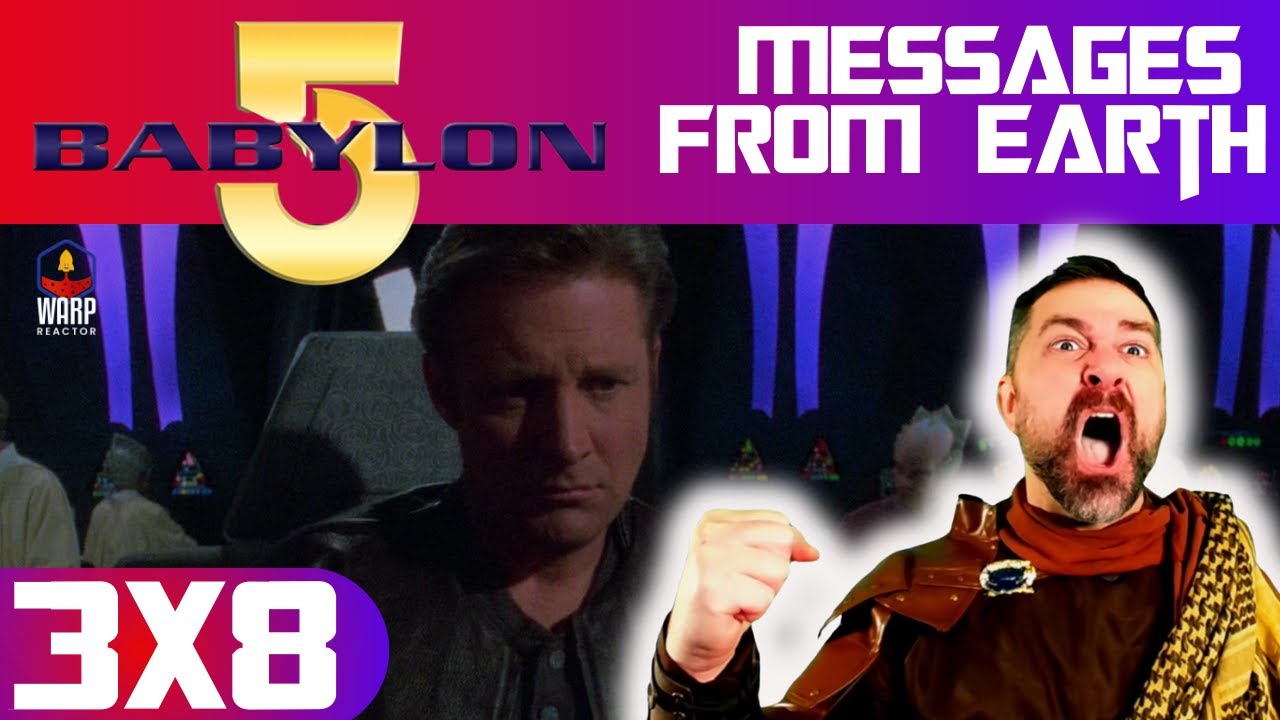 Babylon 5 3x8 'Messages from Earth' - Rain Check! REACTION & REVIEW!