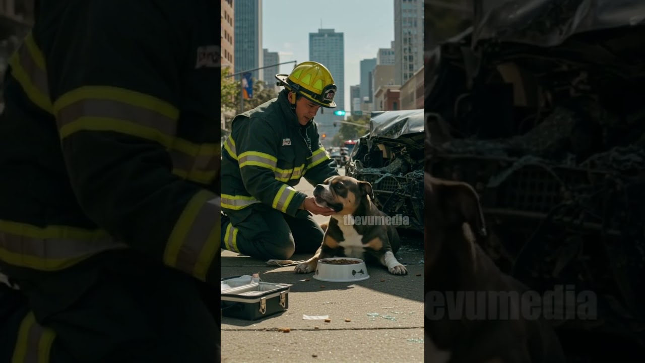 Fire Fighters Save Dog Just In Time!